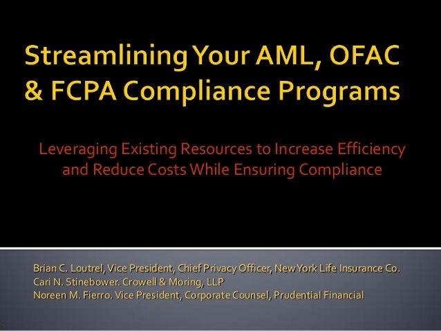 Aci S Aml Ofac Compliance For The Insurance Industry Ppt Day 2
