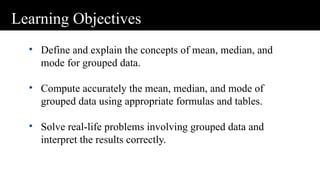 Comprehensive Guide to Calculating Mean, Median, and Mode for Grouped ...