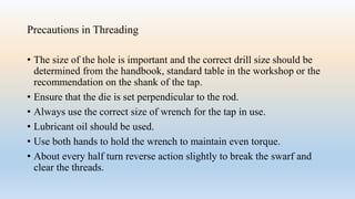 WORKSHOP TECHNOLOGY-Hand Tools and its Operation | PPTX
