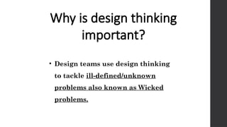 Introduction to Design Thinking- By Payal | PPTX