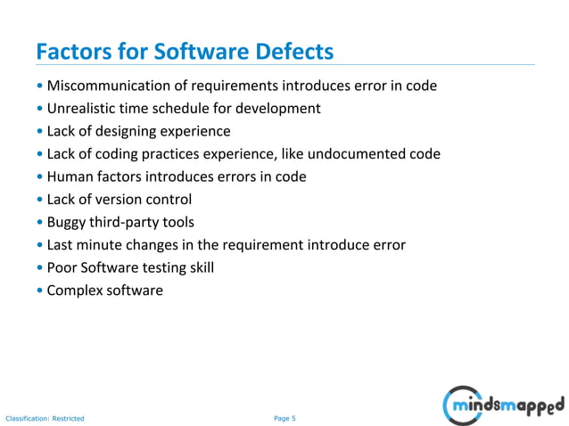 Introduction to Software Testing Part 2 | PPT