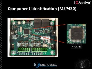 Component	
  IdenSﬁcaSon	
  (MSP430)	
  
430F149	
  
 