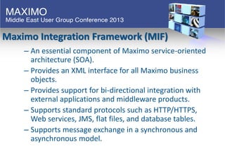 Maximo integration to other systems by Bashar Mahasen | PDF