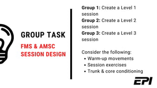 Youth Athlete Program Design