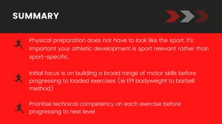 Youth Athlete Program Design