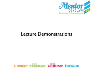Lecture Demonstrations
 