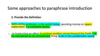 Paraphrasing Introduction Task 2 DAY 2 - TASK 2.pptx