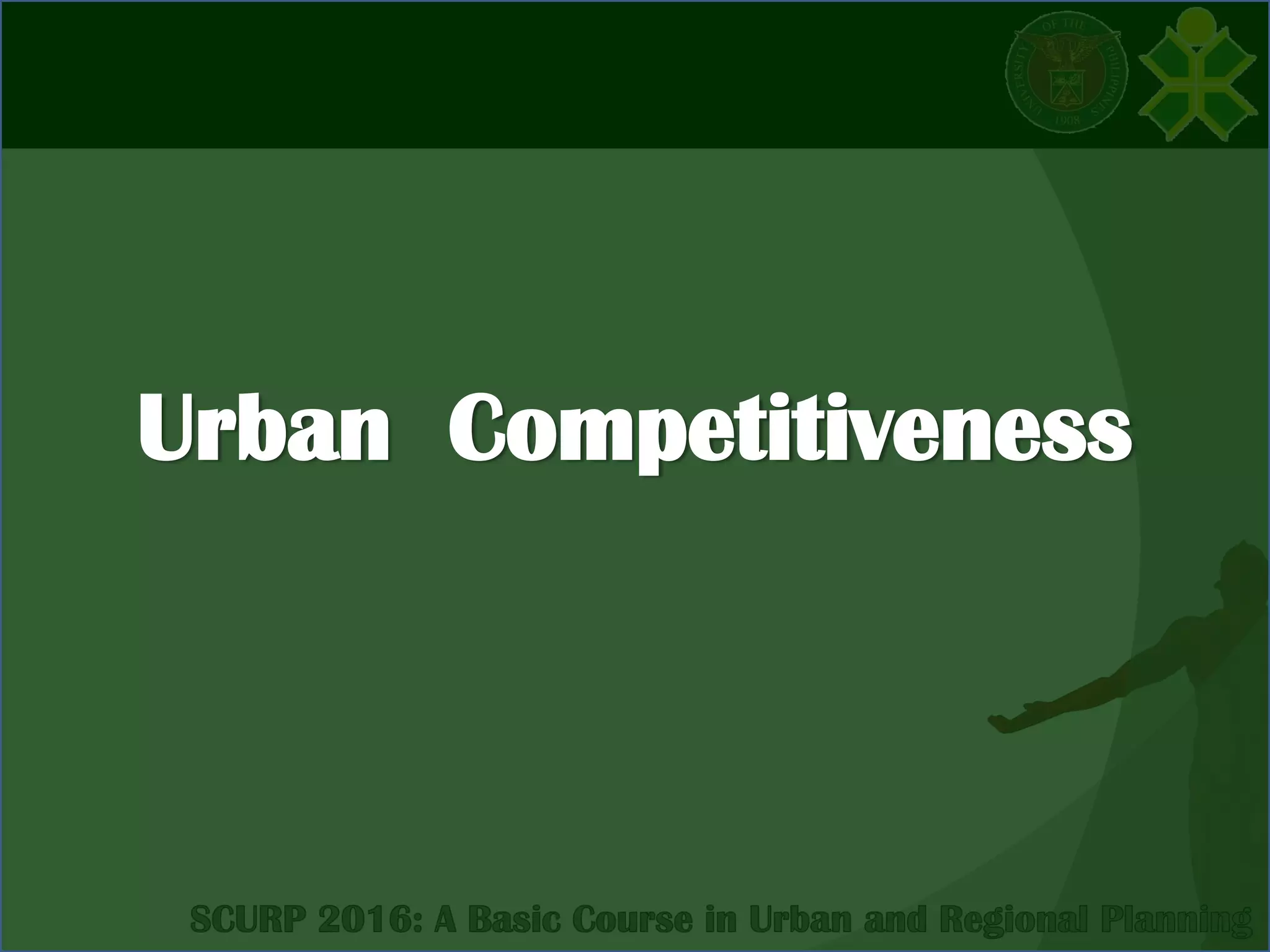 Urban Competitiveness
 