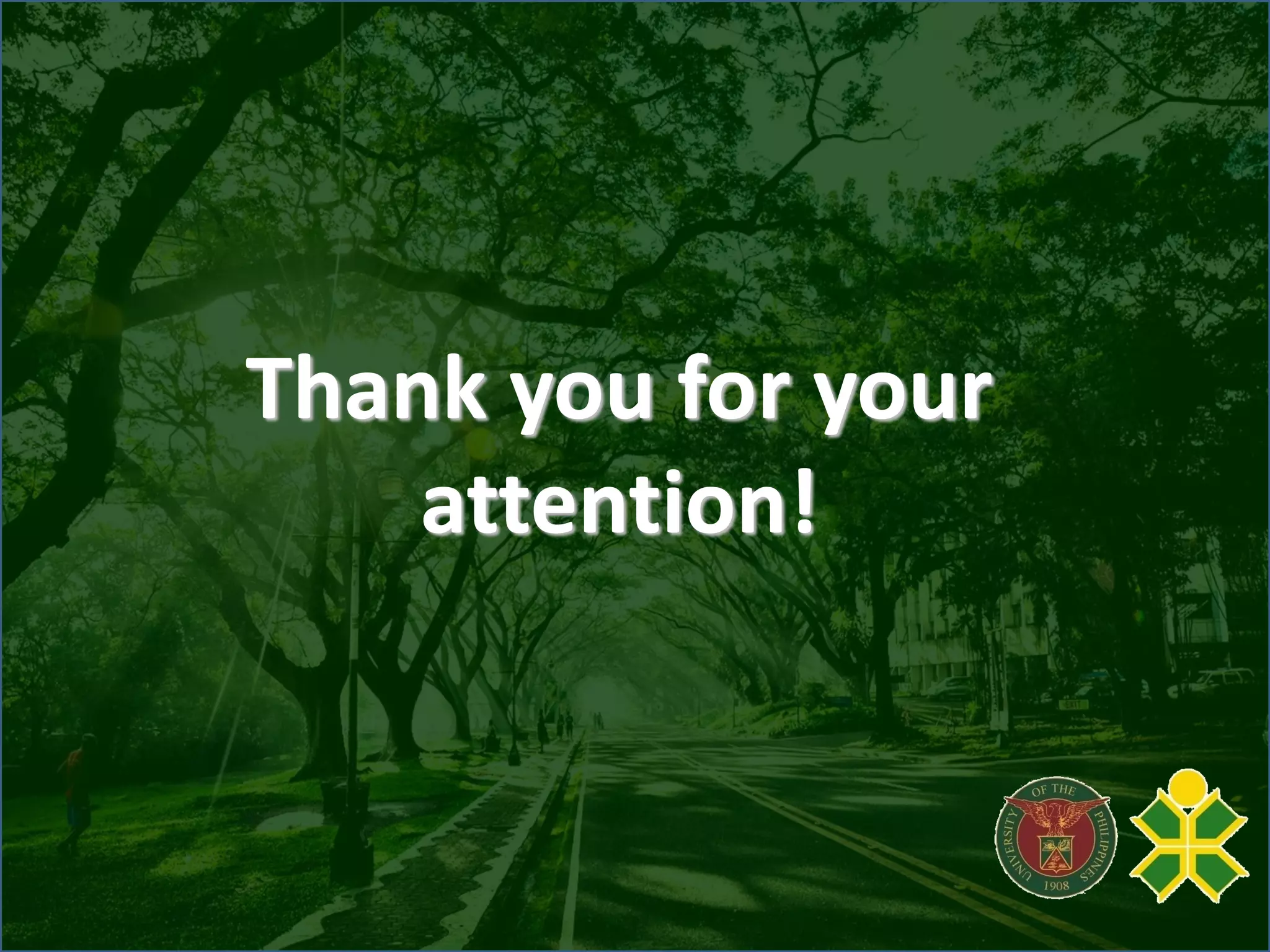 Thank you for your
attention!
 