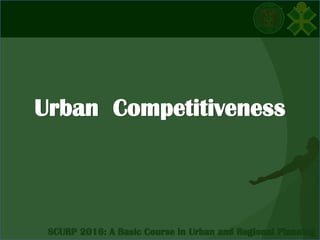 Urban Competitiveness
 