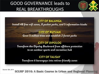 Source: ISA, 2015
GOOD GOVERNANCE leads to
REAL BREAKTHROUGHS
 
