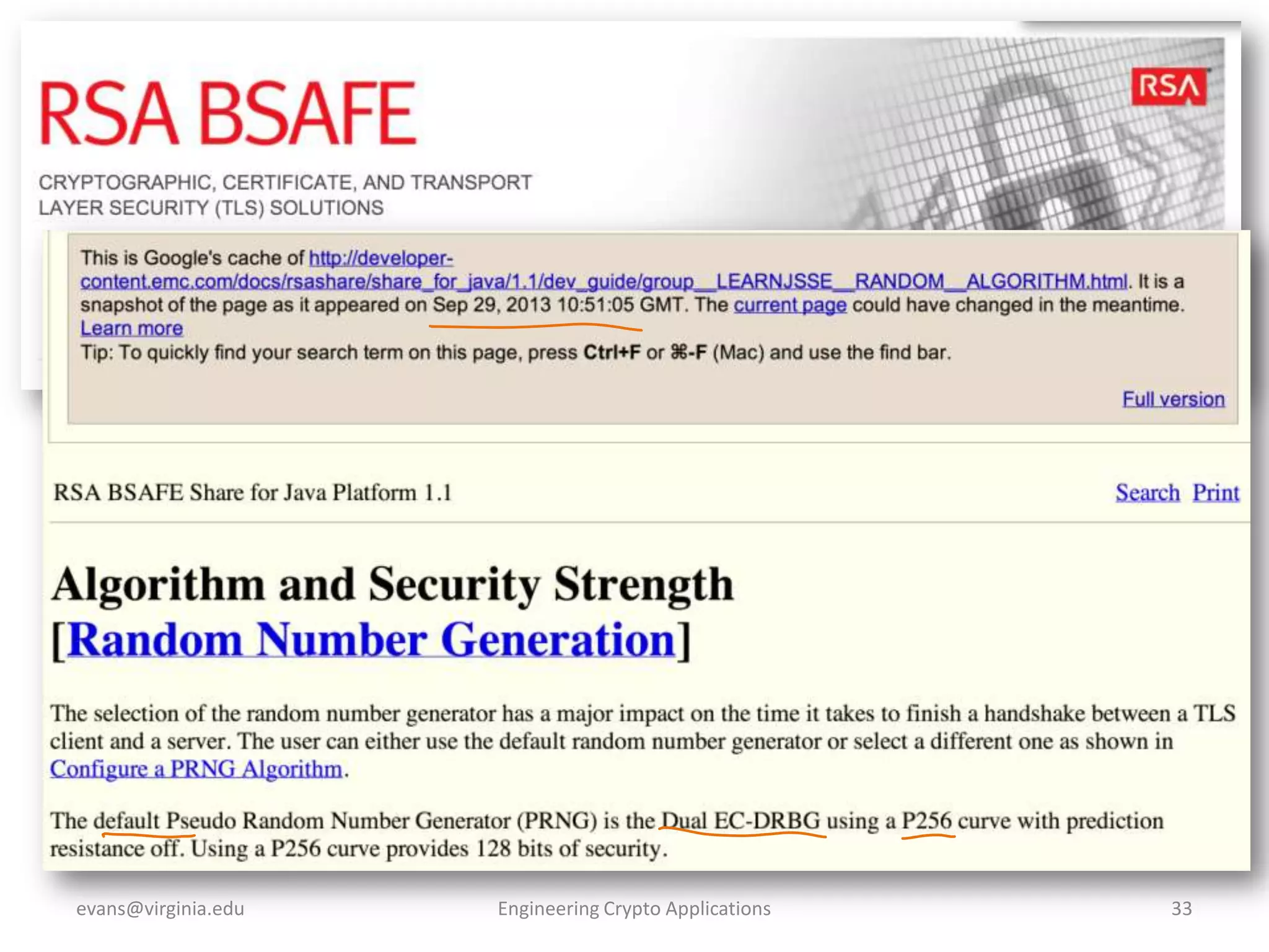evans@virginia.edu

Engineering Crypto Applications

33

 