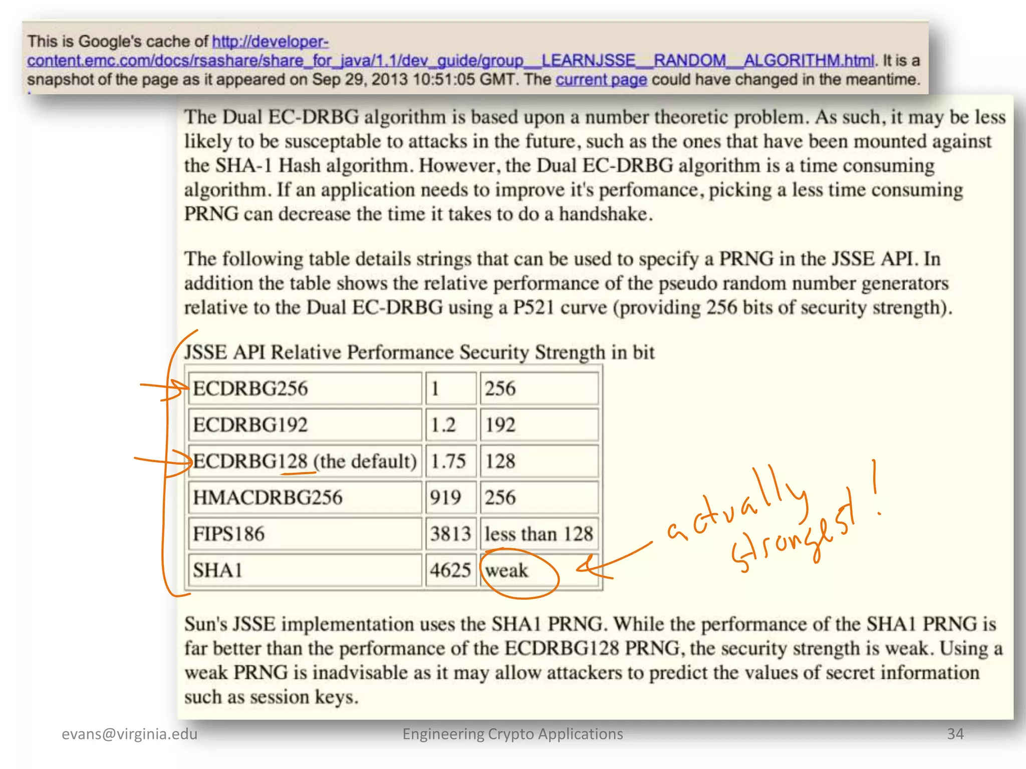 evans@virginia.edu

Engineering Crypto Applications

34

 