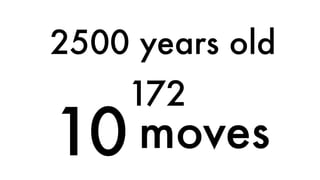 2500 years old
10
172
moves
 