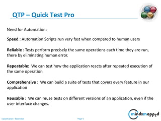 Qtp Form QTP/UFT Overview and Installation | PPTX