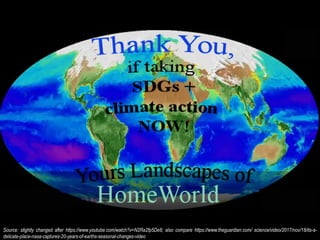 Source: slightly changed after https://www.youtube.com/watch?v=N2Ra2fp5De8; also compare https://www.theguardian.com/ science/video/2017/nov/18/its-a-
delicate-place-nasa-captures-20-years-of-earths-seasonal-changes-video
 