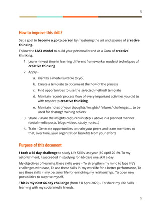 Day 23 creative thinking skill | PDF