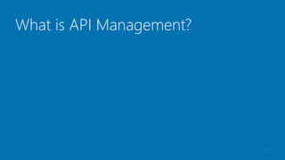 What is API Management?
11
 