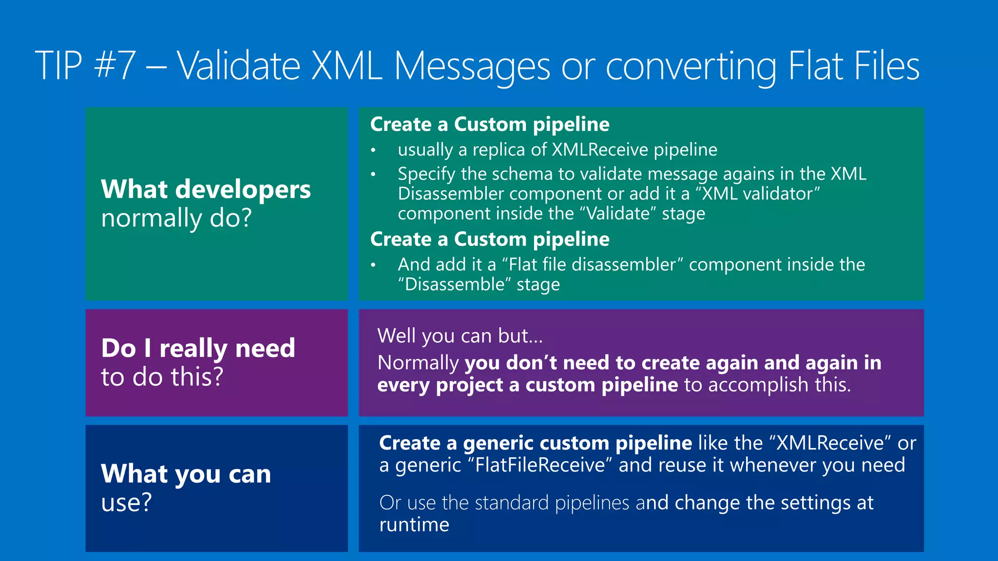 Or use the standard pipelines a
 