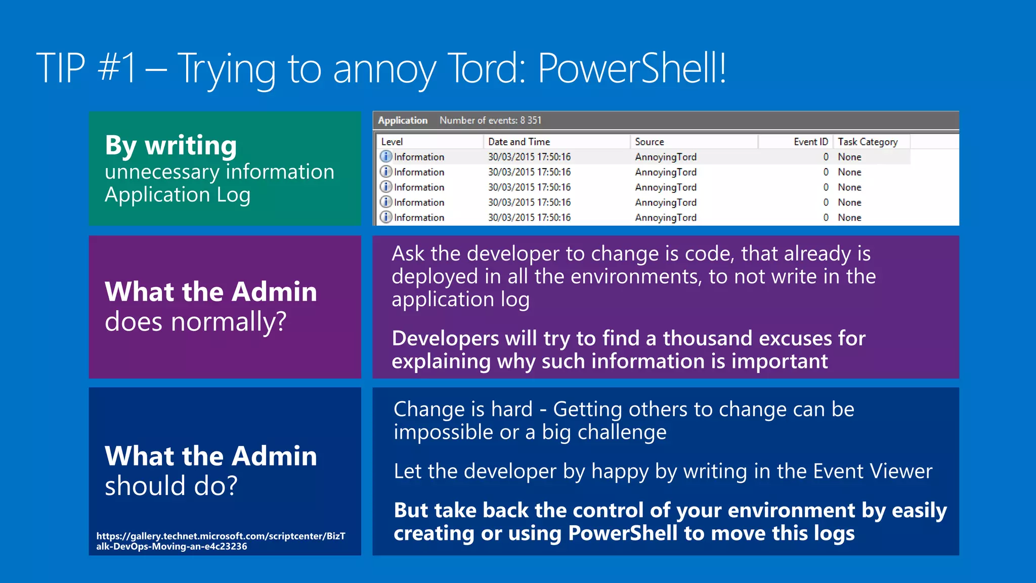 unnecessary information
 