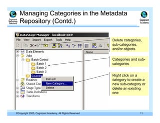 Day 2 Data Stage Manager 11.0