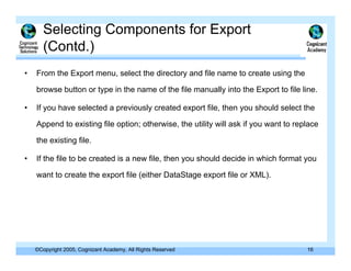 Day 2 Data Stage Manager 11.0