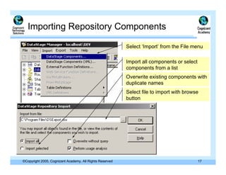 Day 2 Data Stage Manager 11.0