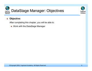 Day 2 Data Stage Manager 11.0