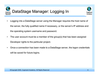 Day 2 Data Stage Manager 11.0