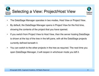 Day 2 Data Stage Manager 11.0