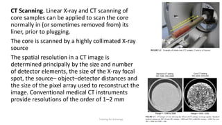 Core Lab Ct Scan Day 2 d coring & core analysis and reservoir geology | PDF