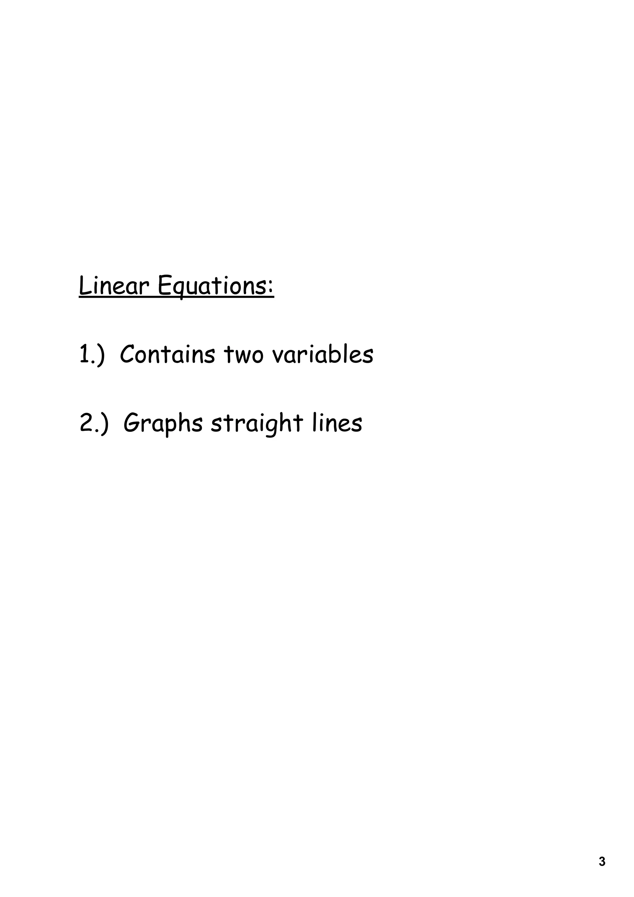 Day 2 graphing linear equations | PDF | Physics | Science