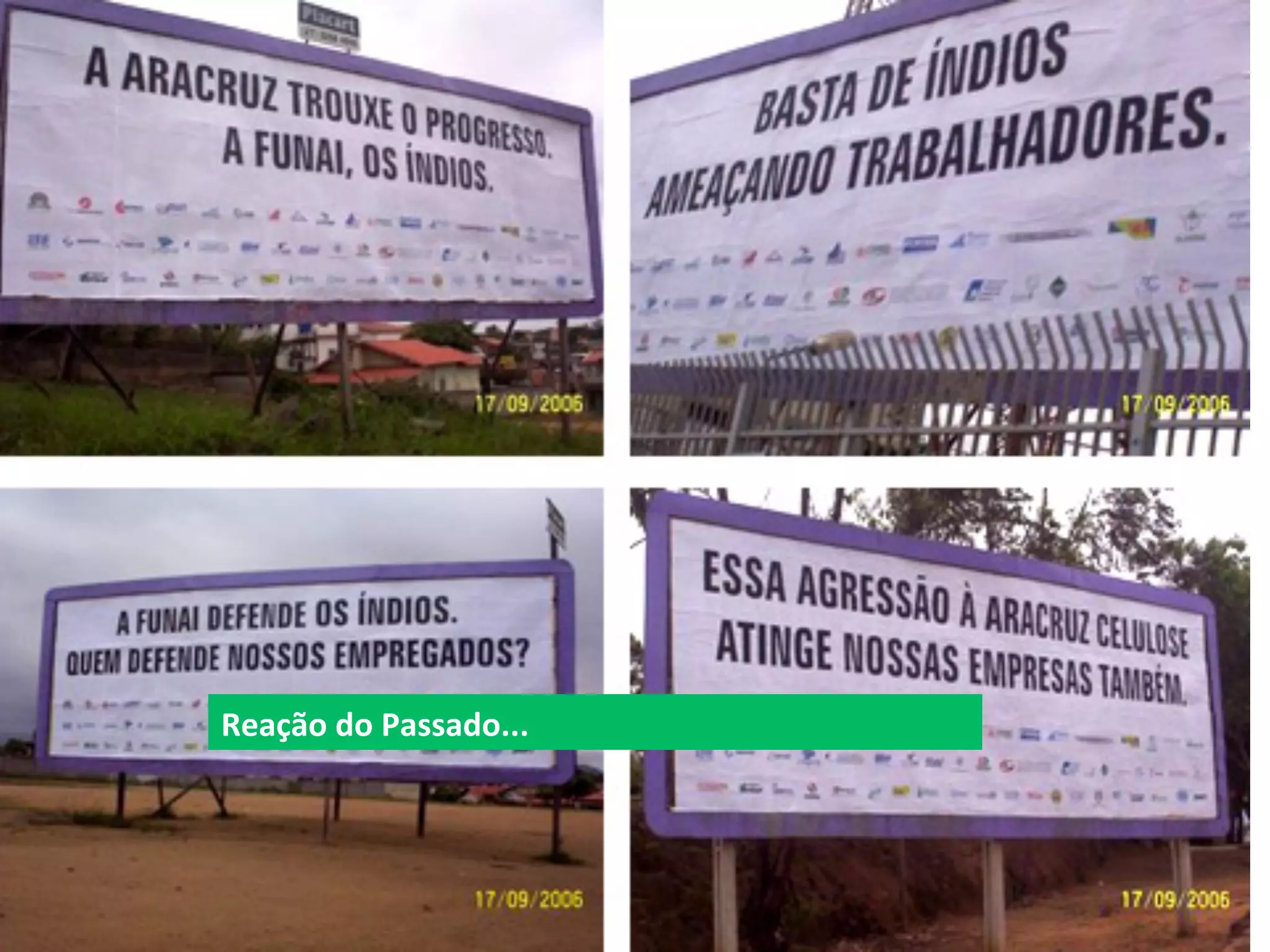 Reação	
  do	
  Passado...	
  
 