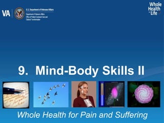 Whole Health for Pain and Suffering
9. Mind-Body Skills II
 