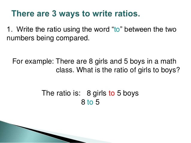 How to write a ratio as a percent