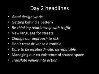 Life in the space between the buildings