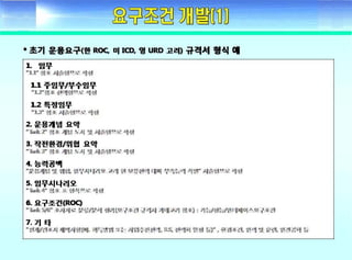 ????? ??(Fundamental of systems engineering) - Day2 requirement development