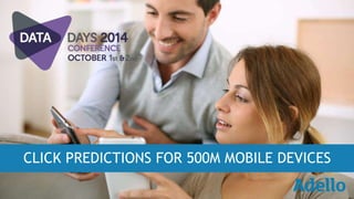 CLICK PREDICTIONS FOR 500M MOBILE DEVICES
 