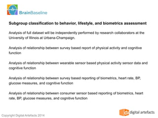 Best prac­tices to assess and enhance brain func­tion via mobile devices and wearables