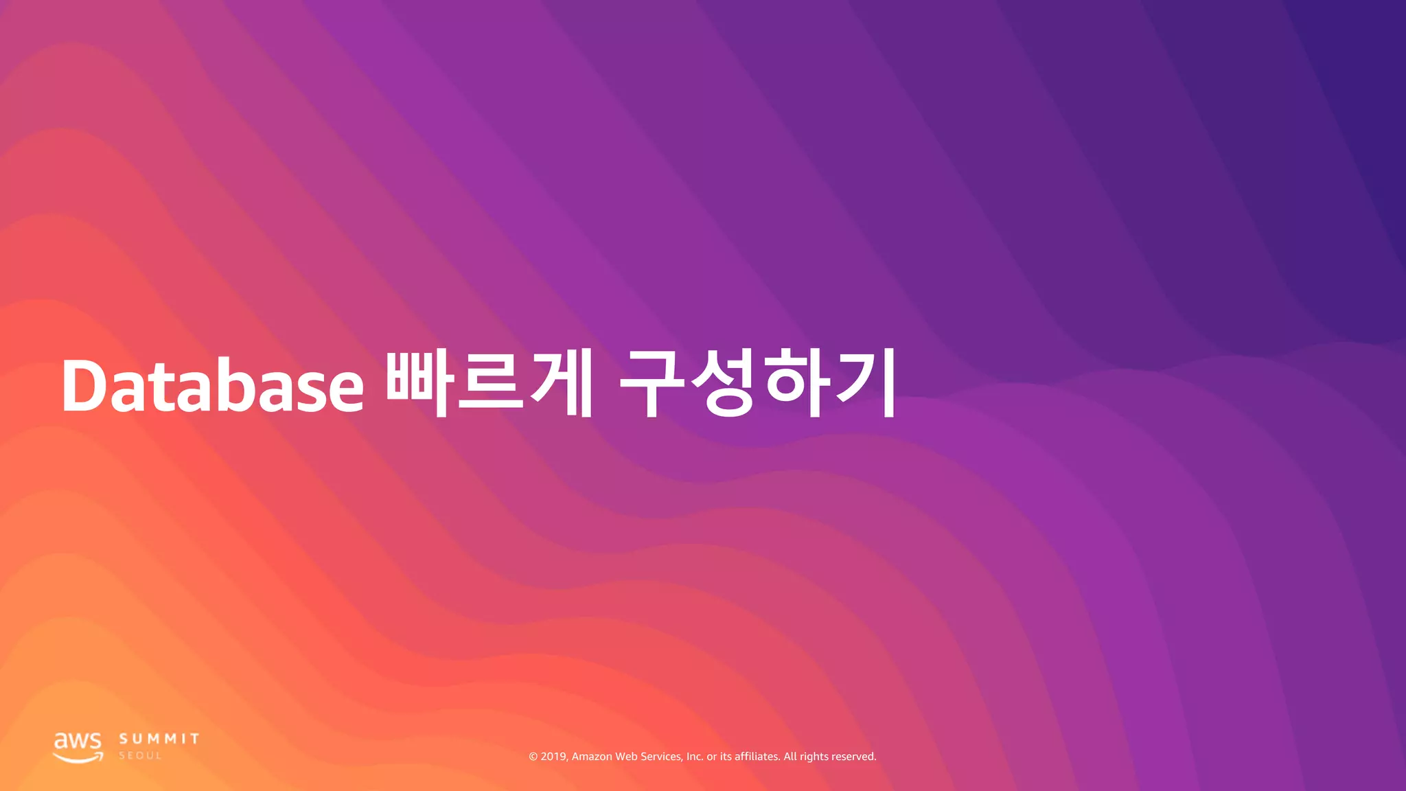 © 2019, Amazon Web Services, Inc. or its affiliates. All rights reserved.
 