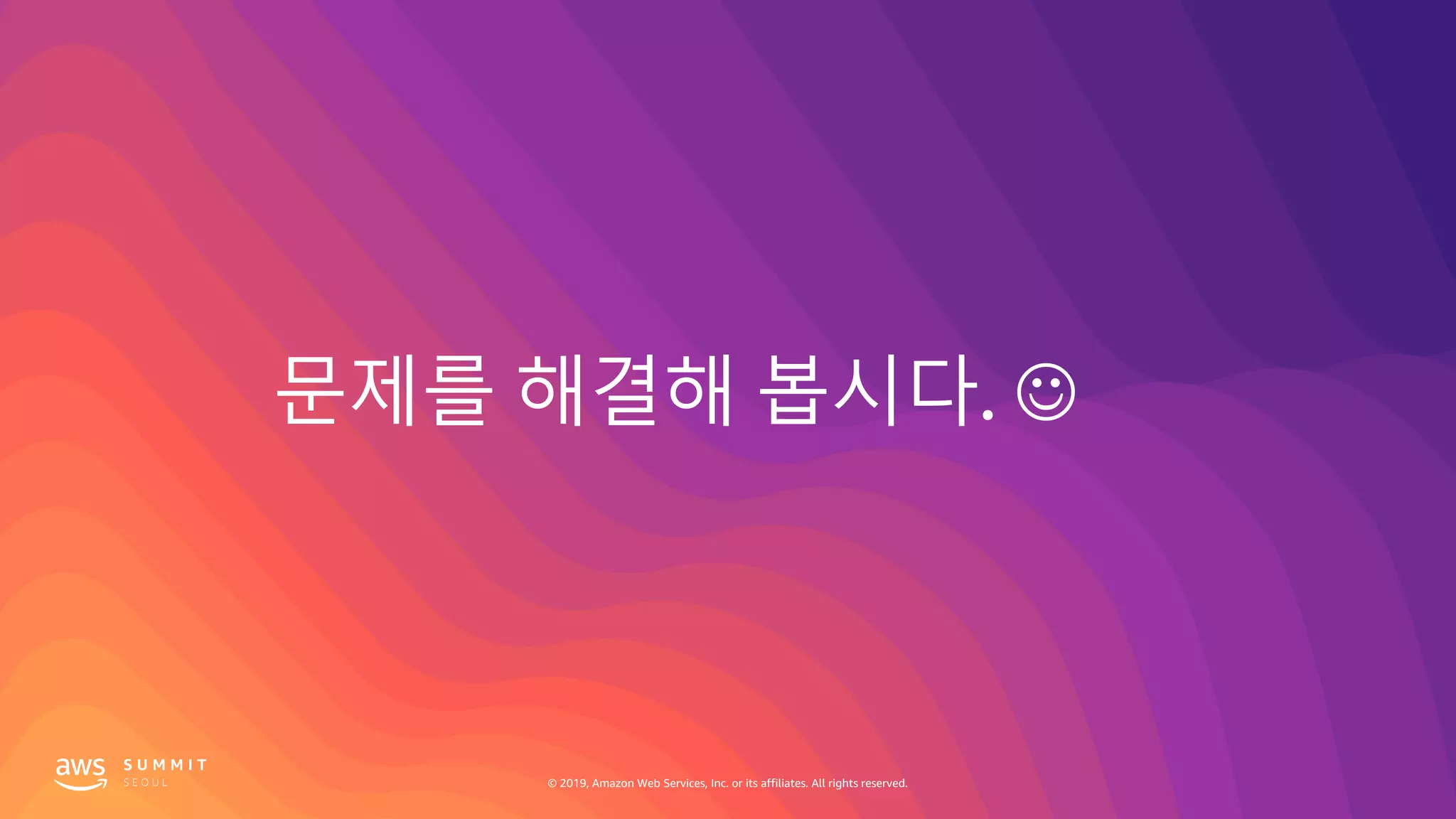 © 2019, Amazon Web Services, Inc. or its affiliates. All rights reserved.
 