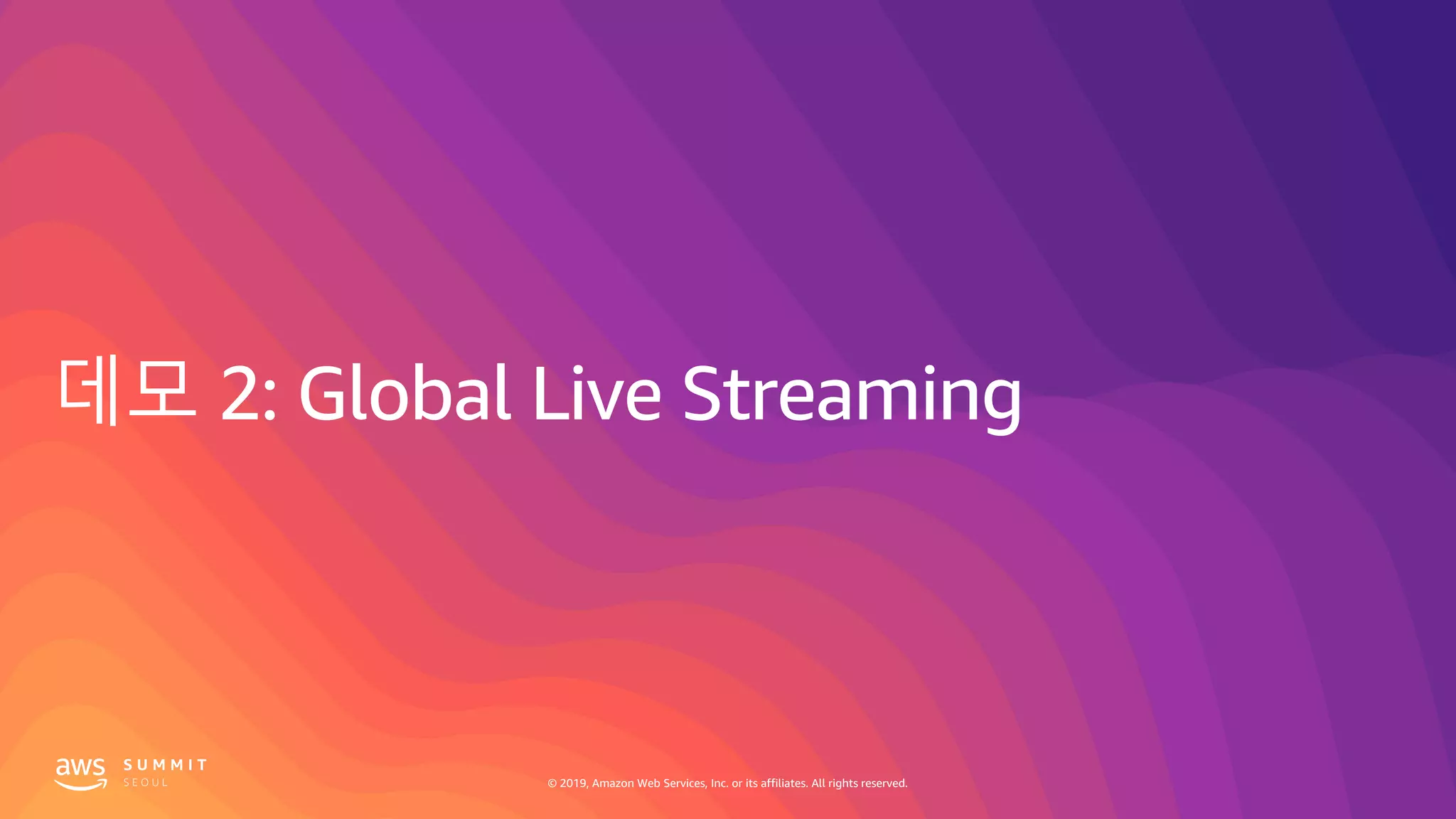 © 2019, Amazon Web Services, Inc. or its affiliates. All rights reserved.© 2019, Amazon Web Services, Inc. or its affiliates. All rights reserved.
 