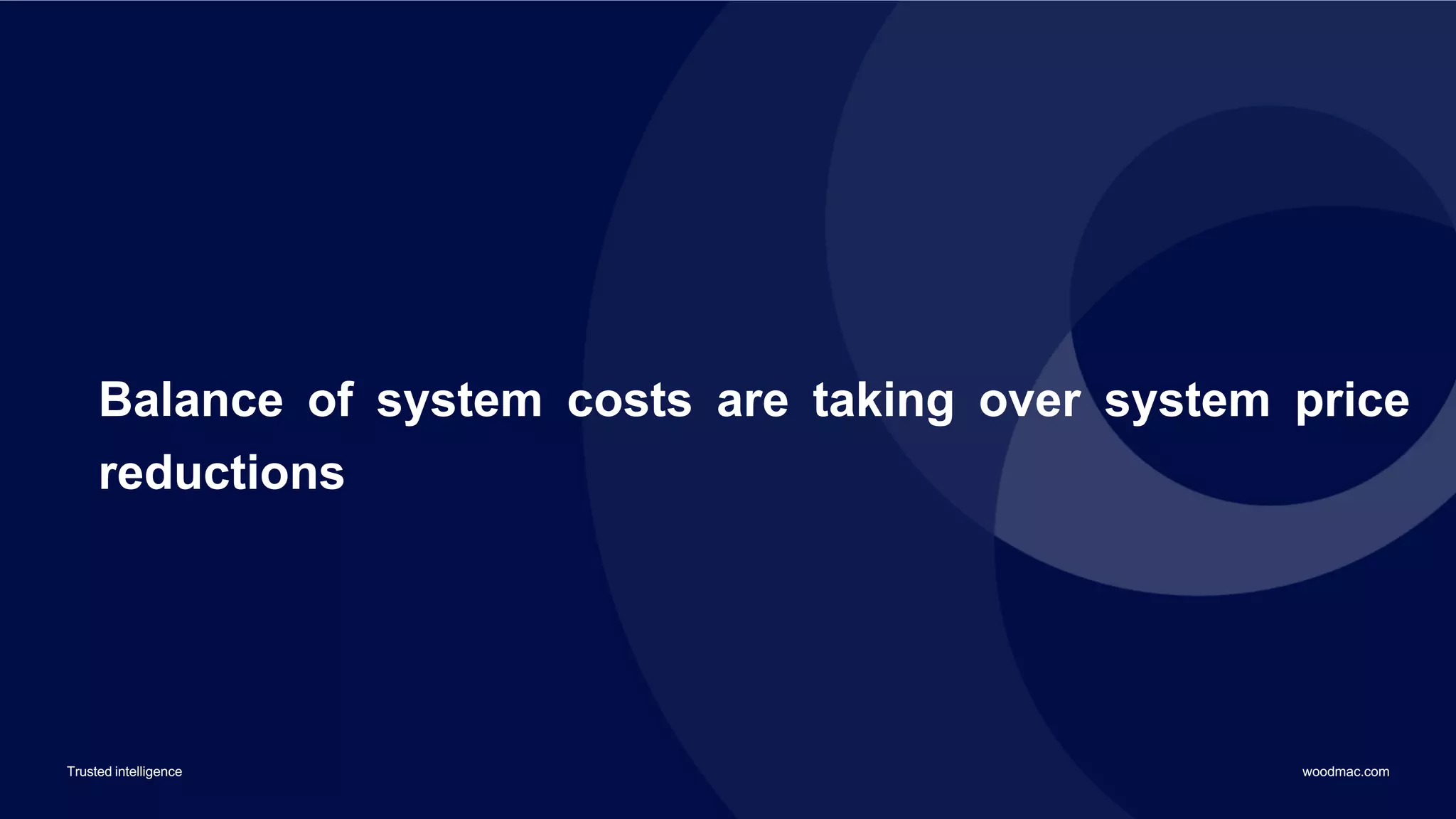 16
Energy Storage Summit 2020 - Wood Mac Research Spotlight woodmac.com
woodmac.comTrusted intelligence
Balance of system costs are taking over system price
reductions
 