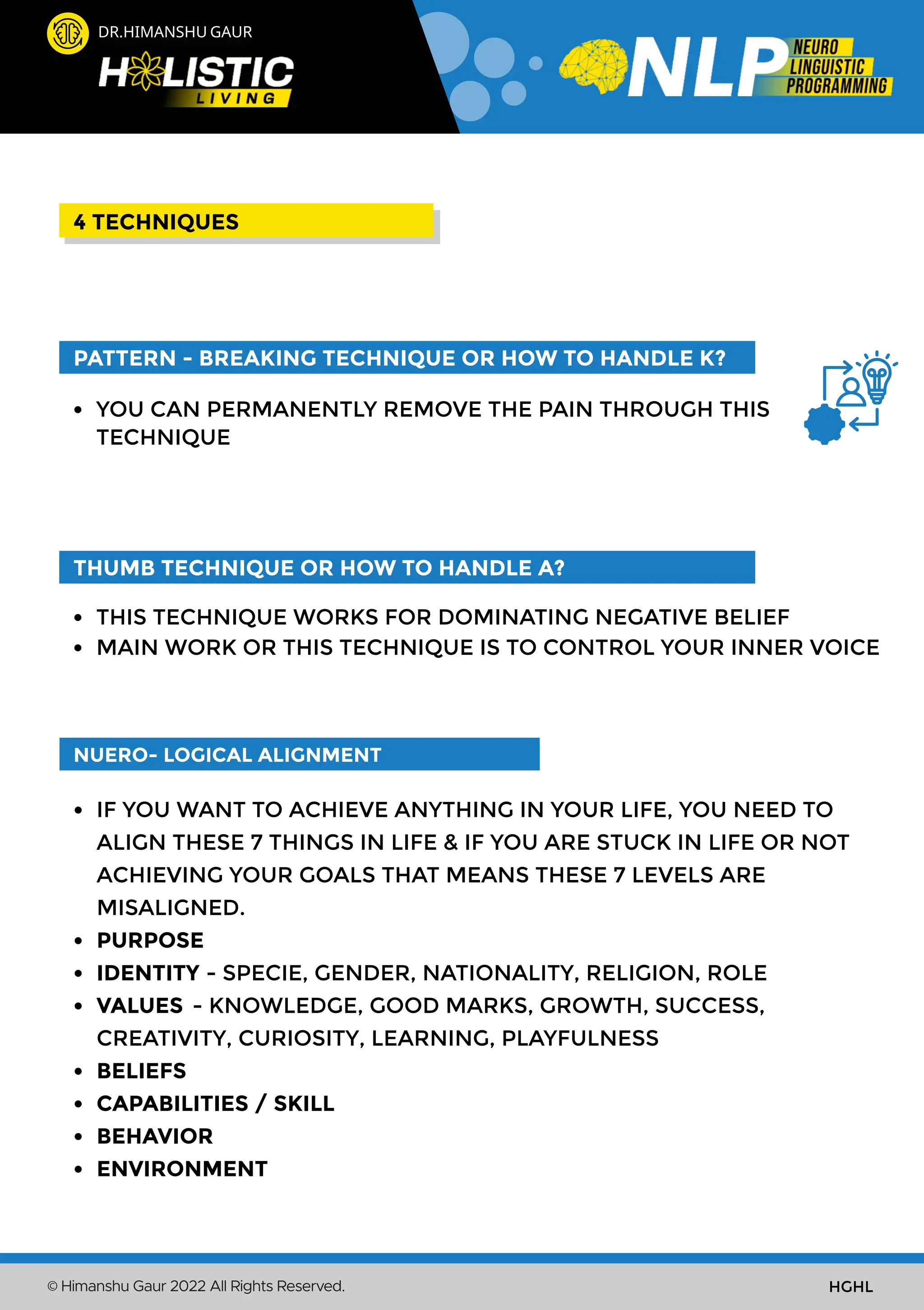 Day 2 worksheet.pdfNLP Techniques -By DR | PDF