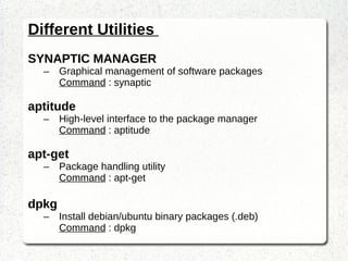 Proxy Settings Installing/Un installing any packages  UBUNTU Package manager 