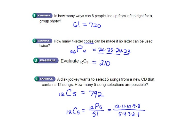 How Many Possible Combinations Calculator - Combinations are related to permutations.