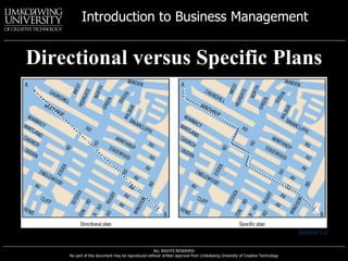 Directional versus Specific Plans Exhibit 3.3 