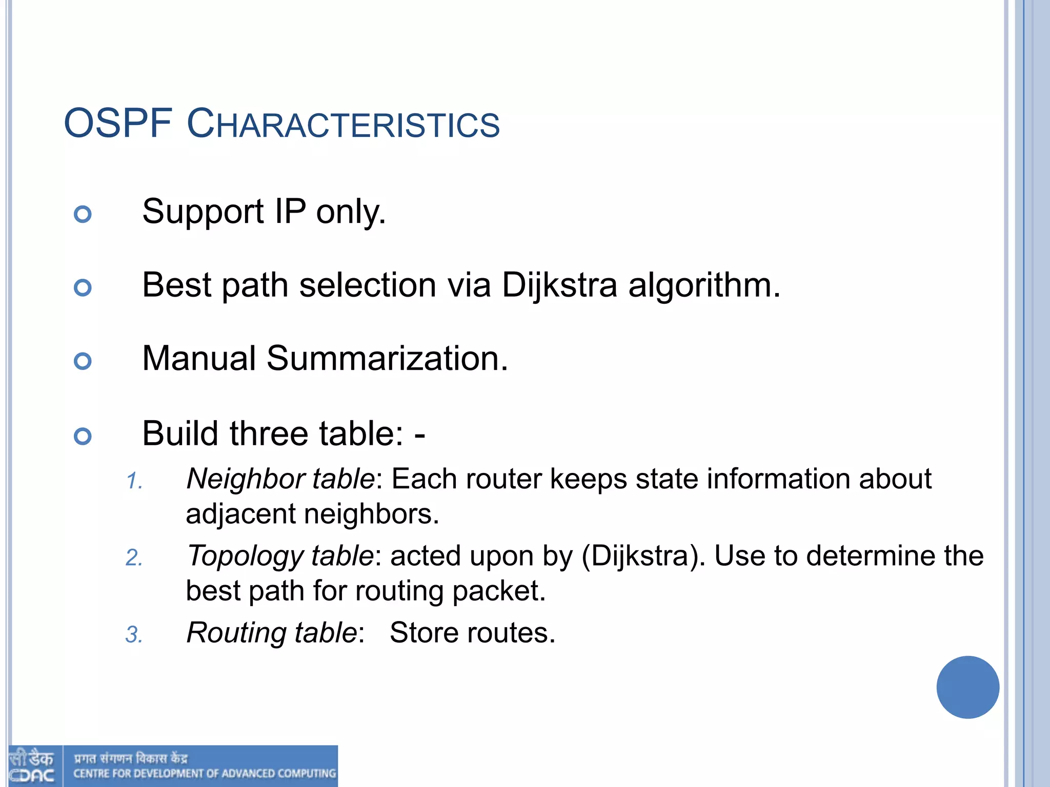 ENHANCED IGRP (EIGRP) AND OPEN SHORTEST PATH FIRST (OSPF) | PPTX