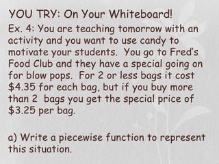 Mastering Piecewise Functions: Real-World Applications and Problem ...