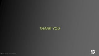 THANK YOU




Enterprise Security – HP Confidential
  28
 